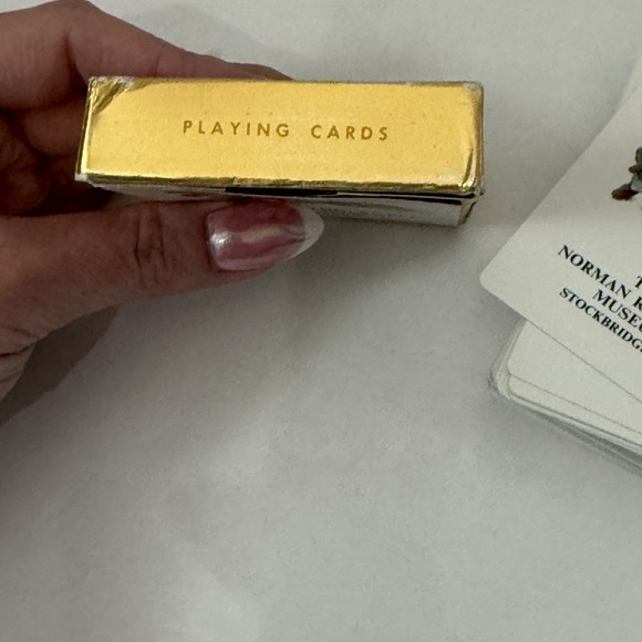 The Norman Rockwell Museum Stockbridge MA Vintage Hoyle Playing Cards - Picture 5 of 6